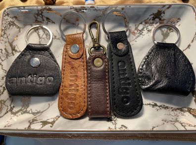 Genuine Leather Key Rings - Brand new