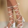 Brand new white heels Image 4