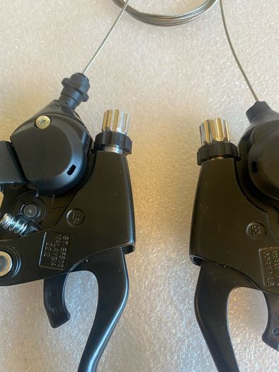 100% Brand-New 2 Pcs Original Genuine Shimano ST-EF 500  3/7 shifters and brakes with cables bike\bicycle parts and accessories!