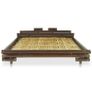 Bed Frame Dark Brown Bamboo 160x200 cm Image 7