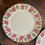 Antique Arklow pottery 1930s early green stamp spongeware plates Image 2