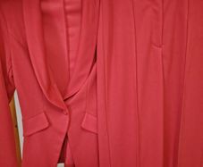 Red Female Suit