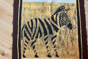 Zebra batik fabric Africa art