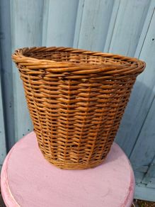 Vintage Wicker waste basket