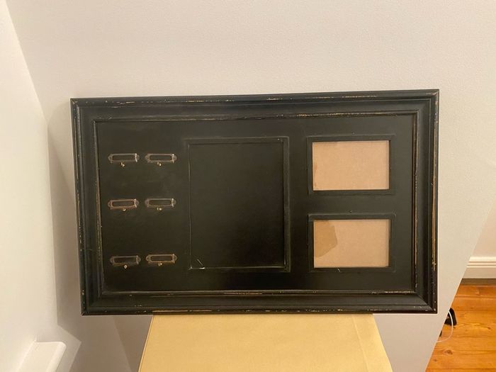 Shabby Chic frame, keyboard, notice board and photo frame