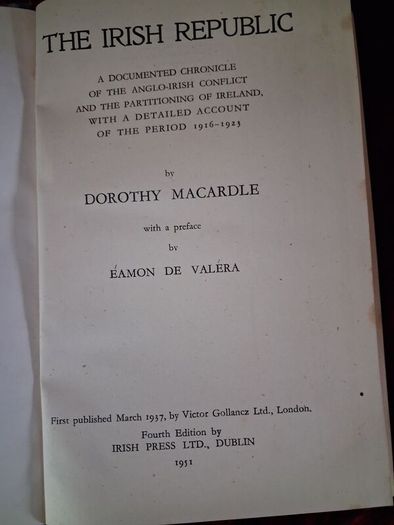 The Irish Republic / Dorothy Macardle / Irish Press Ltd., / 1951