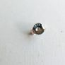 Vintage Sterling Silver 925 Round CZ Stud Earrings 1,79g Image 8