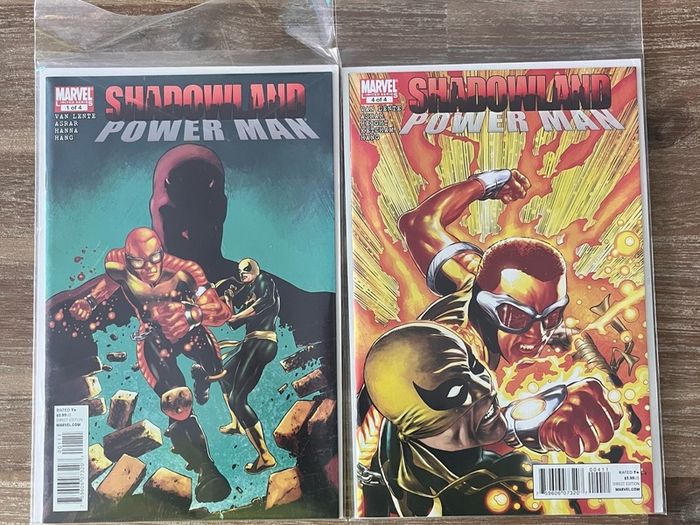 Daredevil Comics Shadowland Power Man 1-4