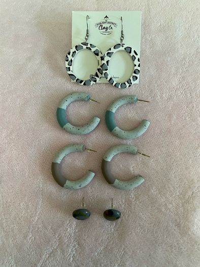 clay earrings
