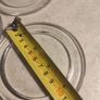 SET OF 4 Vintage, Thick Glass Coasters/Casters Image 2