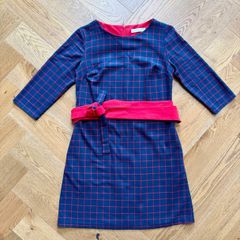 Checked Dress with Belt