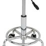 Ergonomic Rolling Work Stool Swivel Stool Bar Stool Practice Stool Roller Stool Height Adjustable Image 5