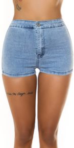 Highwaist Jeans Shorts JEANSBLAU XS -s