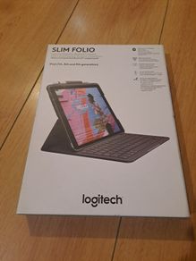 Logitech Slim Folio keyboard cover for iPad 7th, 8th, 9th generation