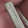 Vintage Thomas Fattorini Sterling Silver Enamel Tie Clip Image 2