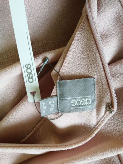BNWT ASOS Wiggle Dress in Blush