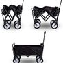 Folding Camping Cart Garden Wagon 4 Wheeled Collapsible Festival Trolley, Portable Garden Cart & DIY Waste Wagon - 150KG Capacity (FREE POSTAGE) Image 2