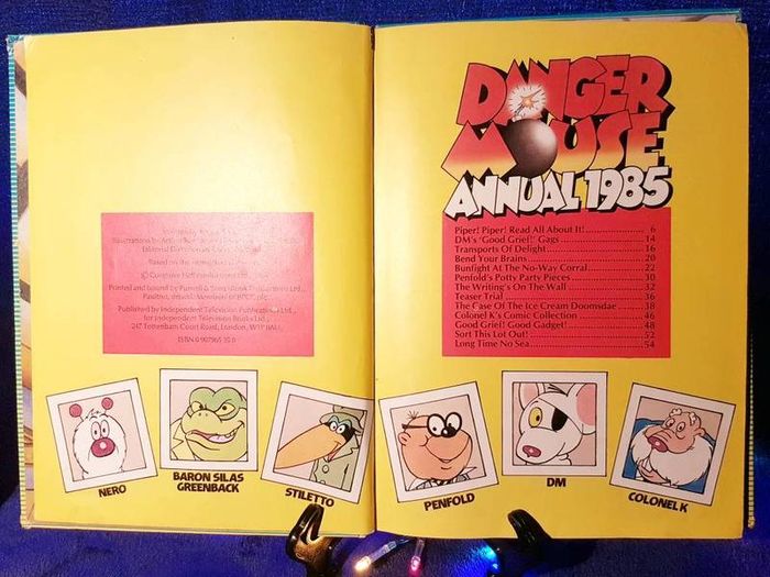 1985. Danger Mouse Annual.