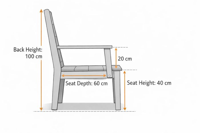 Two large waiting room benches