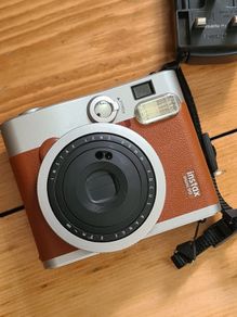 Fuji Instax Mini 90 Camera with Battery and Charger, Retro look
