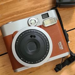 Fuji Instax Mini 90 Camera with Battery and Charger, Retro look
