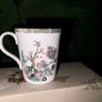 Crown Trent Staffordshire England Bone China Indian Tree Mugs Image 2