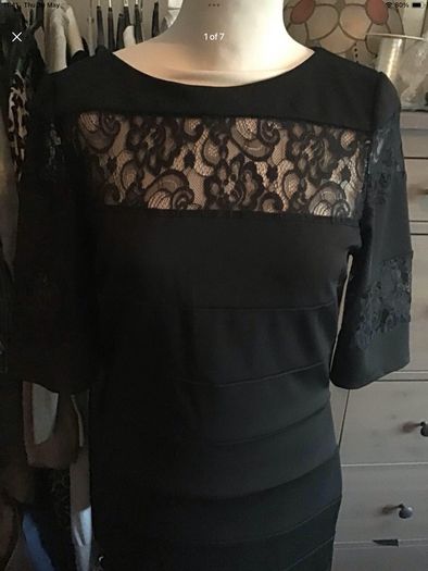 dress black uk 12