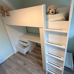 Ikea Bunk Bed with Desk and Storage