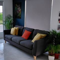 3 seater charcoal sofa