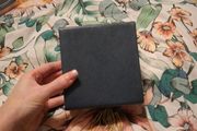 Navy clutch bag