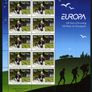 2007 Ireland Europa (Centenary of Scouting) Commemorative Stamp Sheetlets Plate 1B1B1B1B Mint Never Hinged (MNH) Image 2