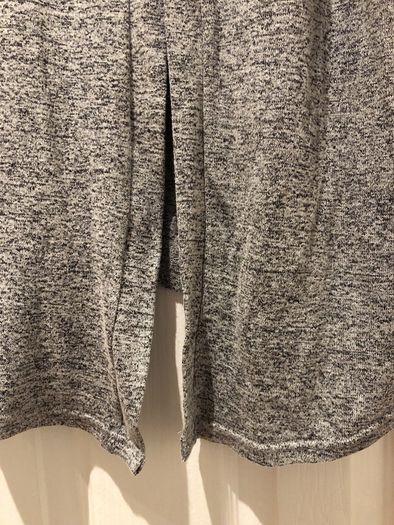 Marl Grey Polo neck Top BNWT
