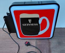 Guinness illuminated wall sign