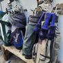 five golf bags and sixty nine clubs . ONE LOT ONLE. Image 3