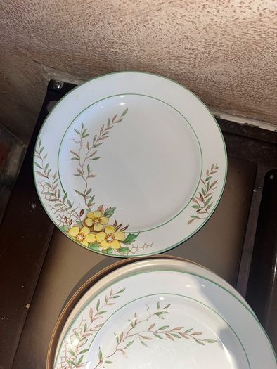 Burgess bros plates and jug