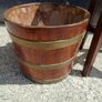 Vintage Oak Plant Pot & Stand Image 5