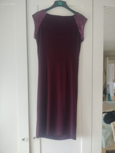 Aideen Bodkin burgundy dress
