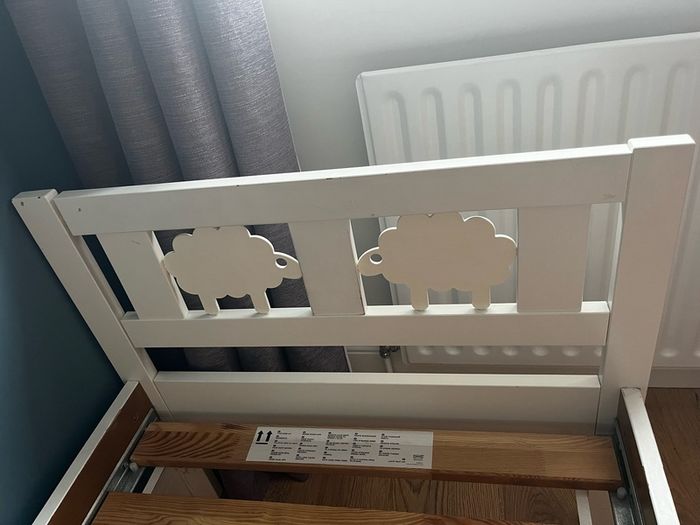 Ikea Kritter Toddler Bed With Mattress.