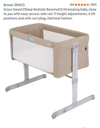 Baby Bedside Bassinet crib