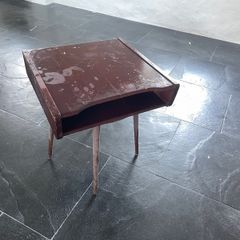 1950s Rotating Telephone Table