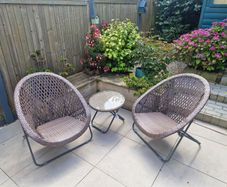Rattan bistro set