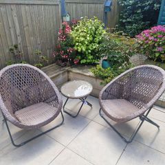 Rattan bistro set