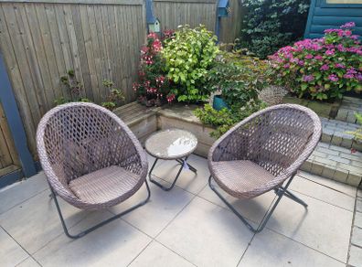 Rattan bistro set