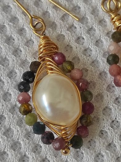 Pearl earrings