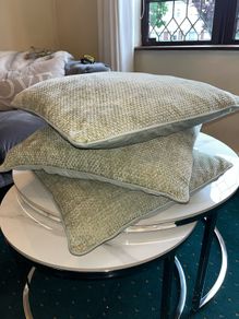 3 Sage Green Cushions