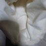 women's cream knit slouch hat Image 3