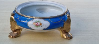 Vintage Limoges hand painted three foot Bowl