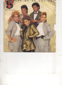 Five Star Let Me Be The One 1985 Uk Pressing Picture Sleeve 45
