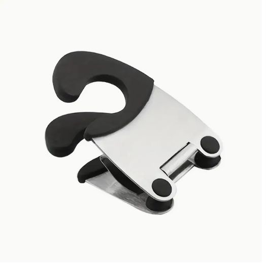 Clip on wooden spoon holder