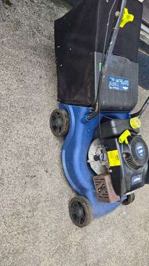 petrol push lawn mower